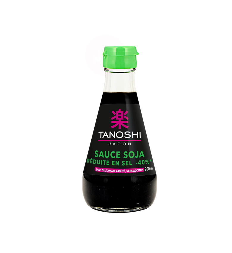 SAUCE SOJA RÉDUITE EN SEL - TANOSHI