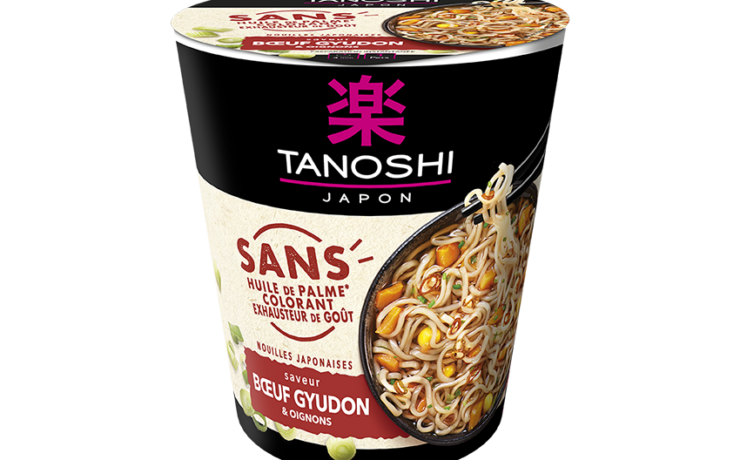 NOUILLES JAPONAISES RAMEN BOEUF 360G TANOSHI