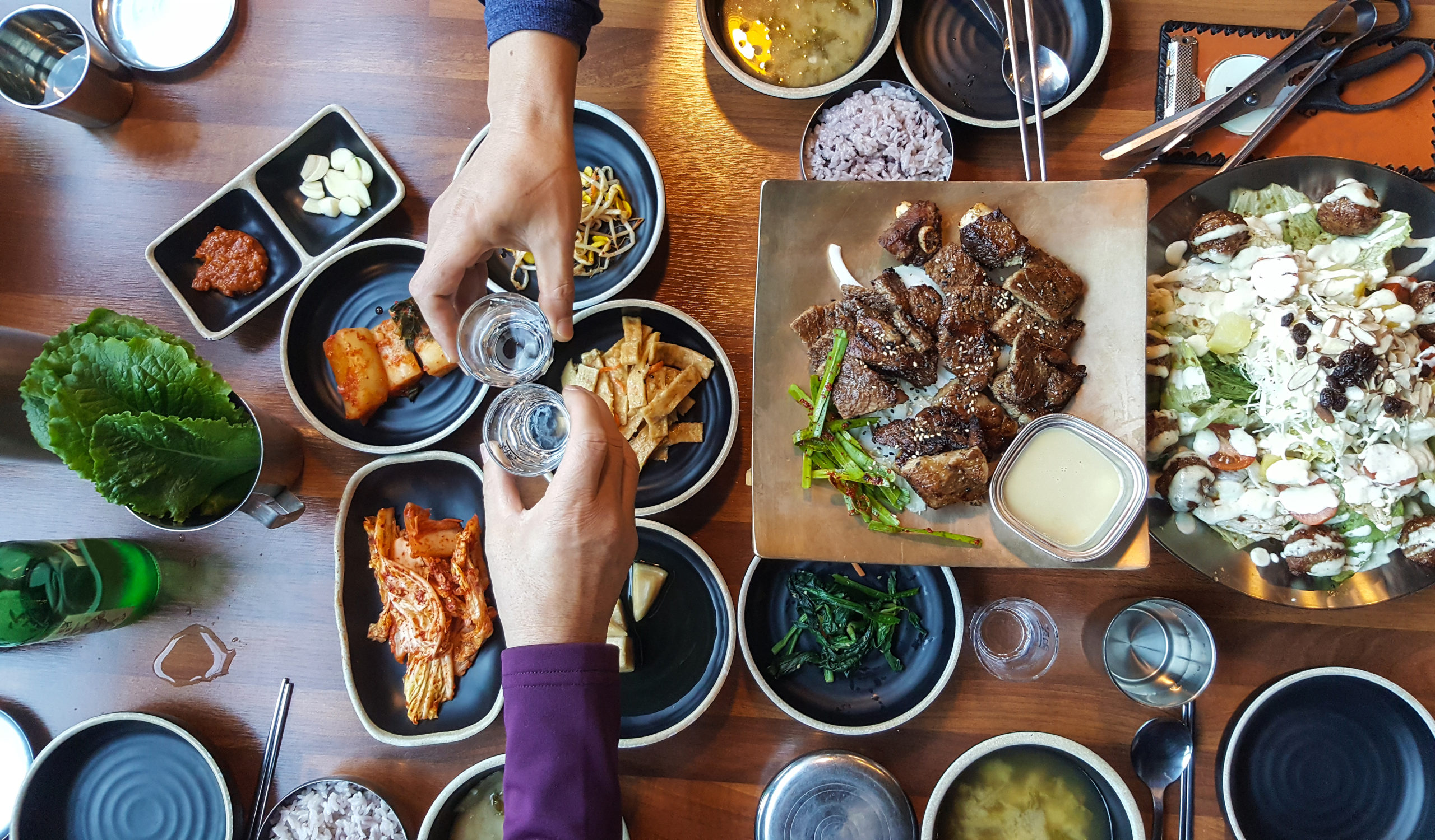 Le repas traditionnel coréen - TANOSHI