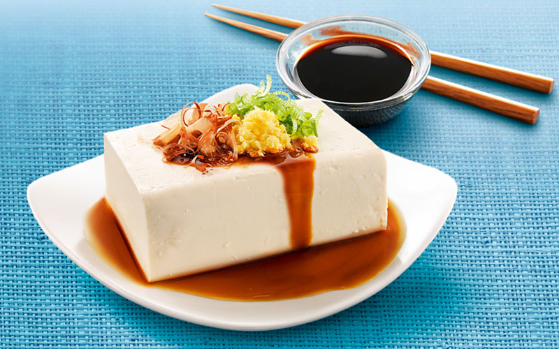 Hiyayakko : recette au tofu soyeux