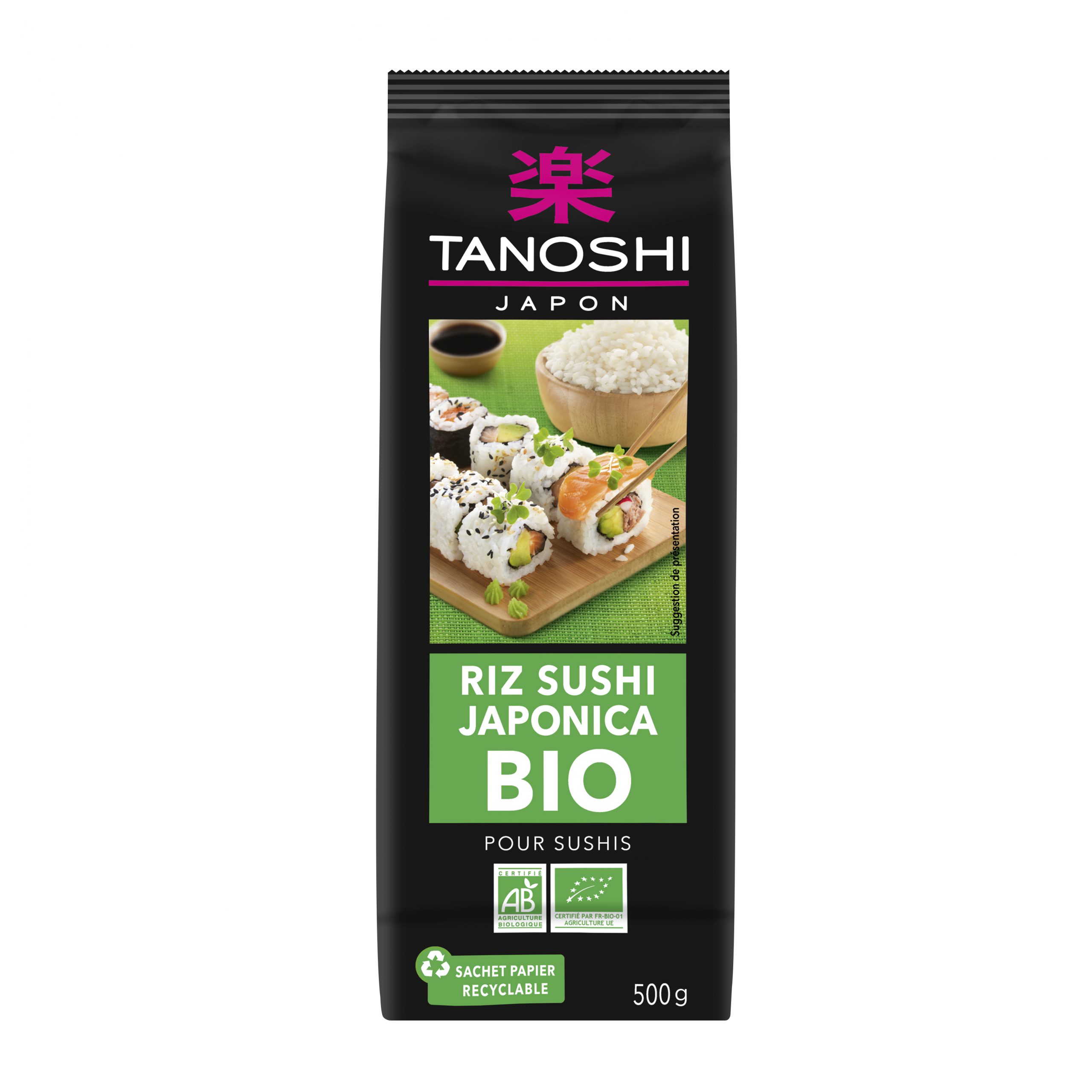 TANOSHI Riz pour sushi japonica sachet 450g pas cher 