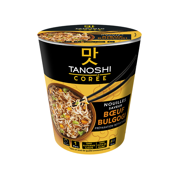 TANOSHI : Corée - Nouilles ramen au boeuf bulgogi - chronodrive