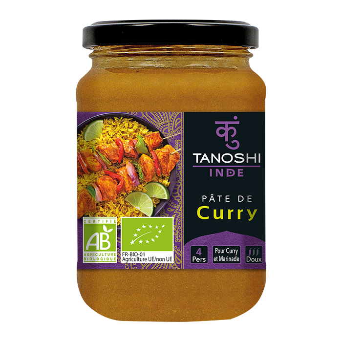Pâte de curry bio - TANOSHI