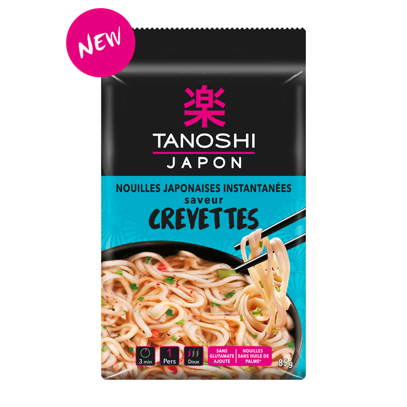 TANOSHI NOUILLES JAPONAISES SAVEUR CREVETTE 65G – SHOPREATE LIBRE SERVICE